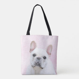 Gemälde von Französisch-Bulldog (Cream/White) -  Tasche