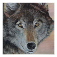 Gemälde von Grauwolf