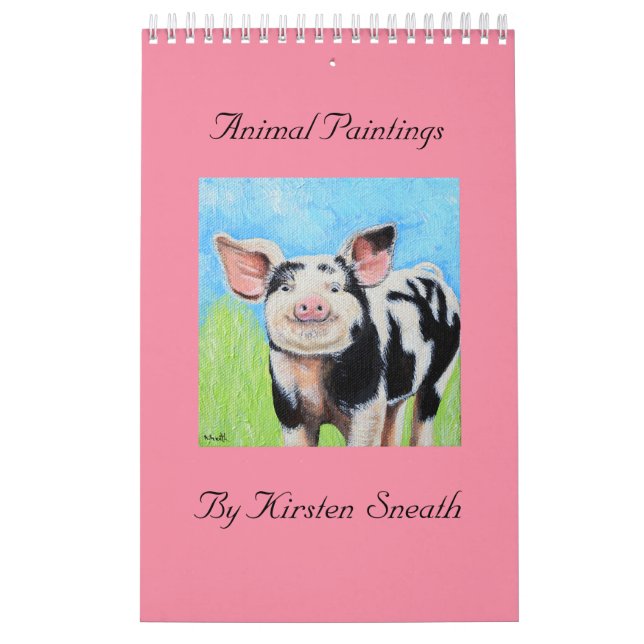 Gemälde von Kirsten Sneath Kalender (Titelbild)