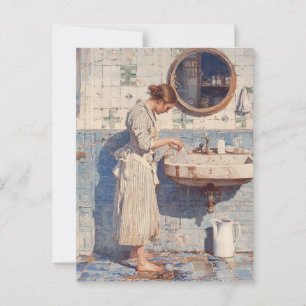 Gemälde von Mary Cassatt Vintage Postkarte