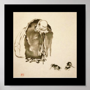 Gemälde von Miyamoto Musashi, c. 1600 Poster