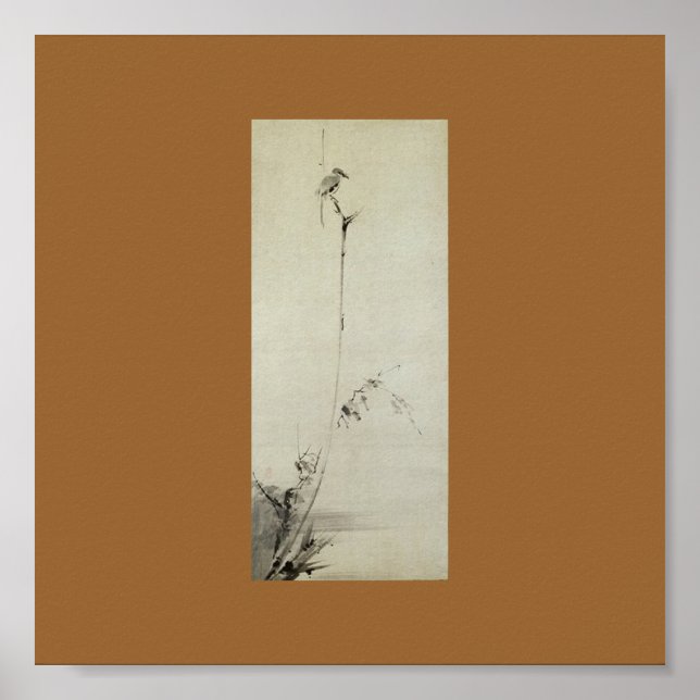 Gemälde von Miyamoto Musashi, c. 1600 Poster (Vorne)