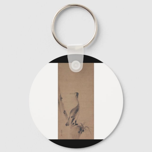Gemälde von Miyamoto Musashi um das 16. Jahrhunder Schlüsselanhänger (Vorderseite)