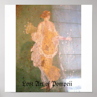 Gemälde von Pompeji Italien, verlorene Kunst von P Poster