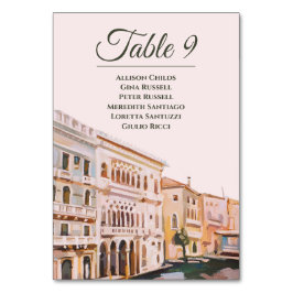 Gemälde von Venedig, Italien Tischnummer