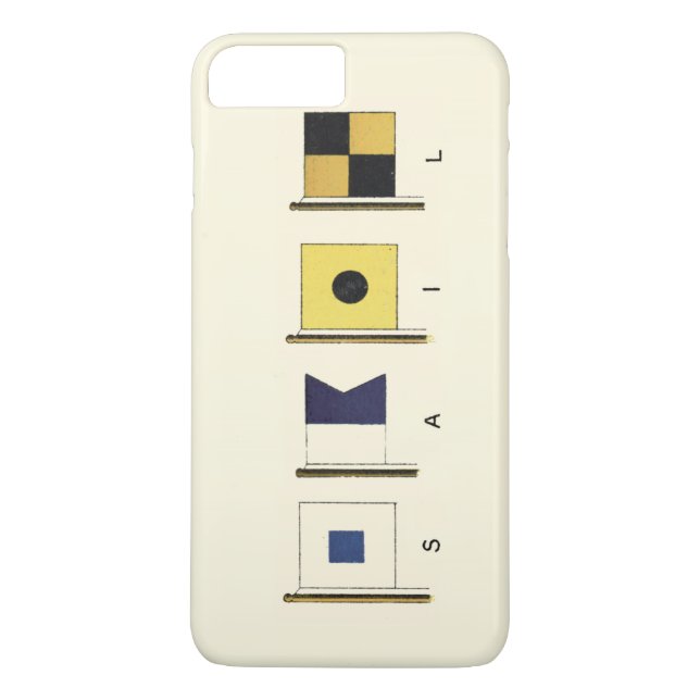 Gemälde von vier Flaggen mit Segeltuch, unter der  Case-Mate iPhone Hülle (Rückseite)