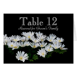 Gemäldete Daisies Hochzeitssemble-Tischnummer