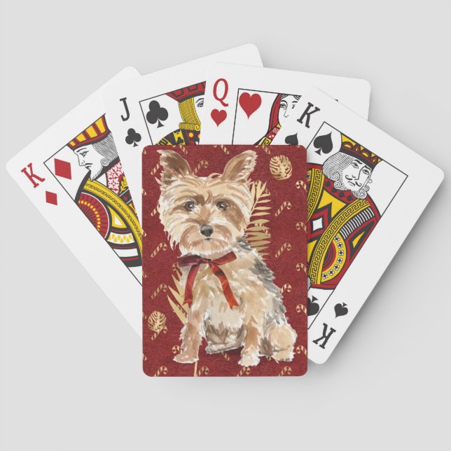 Gemäldete Dog Fun Spielkarten (Rückseite)