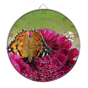 Gemäldete Lady Butterfly Dartscheibe