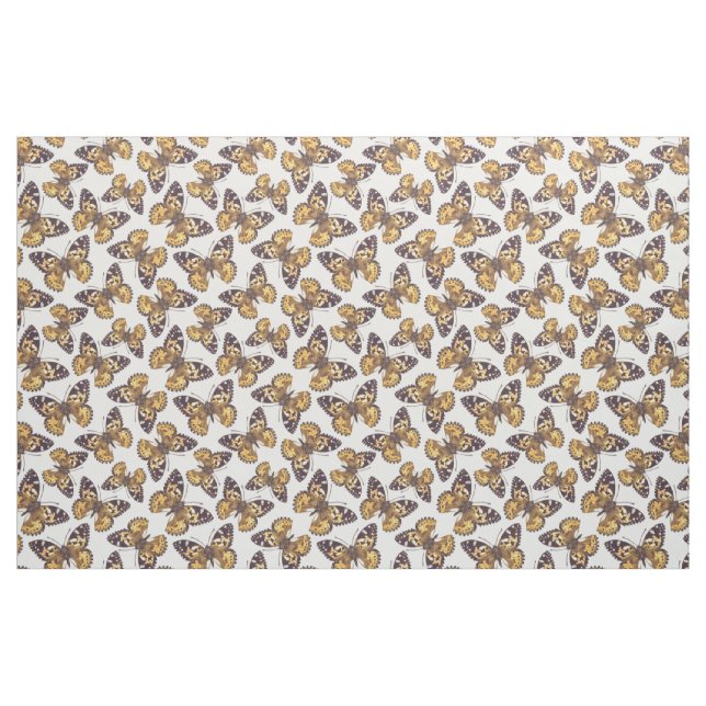 Gemäldetes Schmetterlingsmuster Stoff (Fat Quarter (45,7 x 55,9 cm))