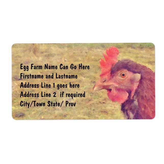 Gemalt Little Red Hen (Vorne)
