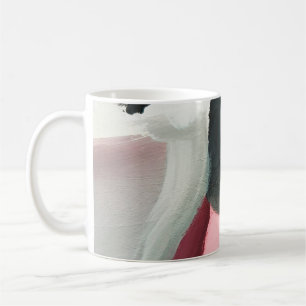 Gemalte abstrakte Hintergrund. Abstrakter Kunsthin Kaffeetasse