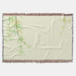 Gemalte Aquarellkarte mit wildem stilisiertem Decke