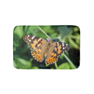 Gemalte Bad-Matte Damen-Butterfly Badematte