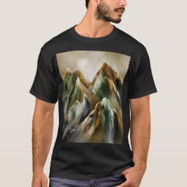 Gemalte Berge T-Shirt