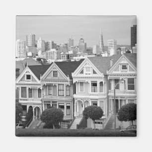 Gemalte Damen: San Francisco Magnet