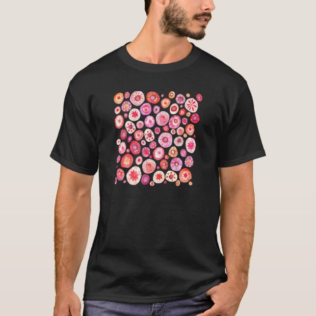 Gemalte Gärten T-Shirt (Vorderseite)