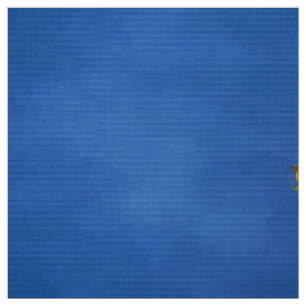 gemalte große gelbe Sonnenblume vor blauem Himmel Stoff