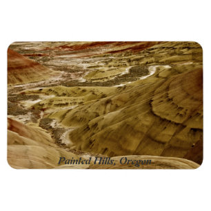 GEMALTE HÜGEL-LANDSCHAFTSphotographie Magnet