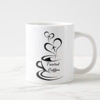 Gemalte Kaffee Riesen-Tasse