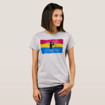 GEMALTE PANSEXUAL STOLZ-FLAGGE und SYMBOL
