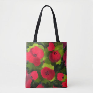 Gemalte Poppies   Blumenkunst Tasche