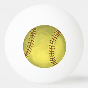 Gemalte Softball-Kunst Tischtennisball