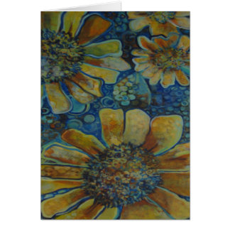 gemalte Sonnenblumen