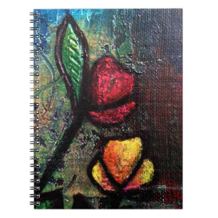 Gemalte Tulpen Notizblock