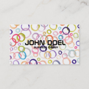 gemalte Visitenkarte