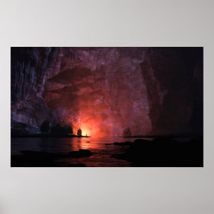 Gemalter Canyon (Nacht) Poster