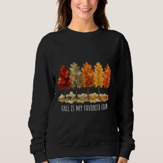 Gemalter Herbst ist meine Lieblingsfarbe Sweatshirt
