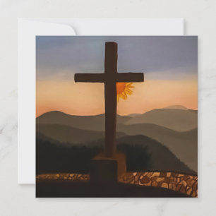 Gemalter Sonnenaufgang an Hübschem Ort. Acryl Prin