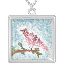 Gemalter Vogel am Zweig