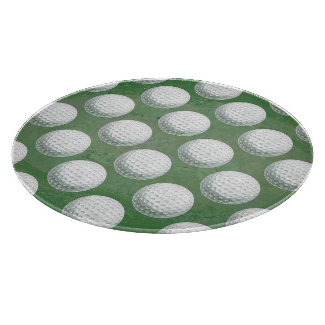 Gemaltes Golfball-Muster Schneidebrett (Ecke)