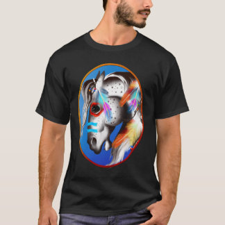 Gemaltes Pony-Shirt T-Shirt