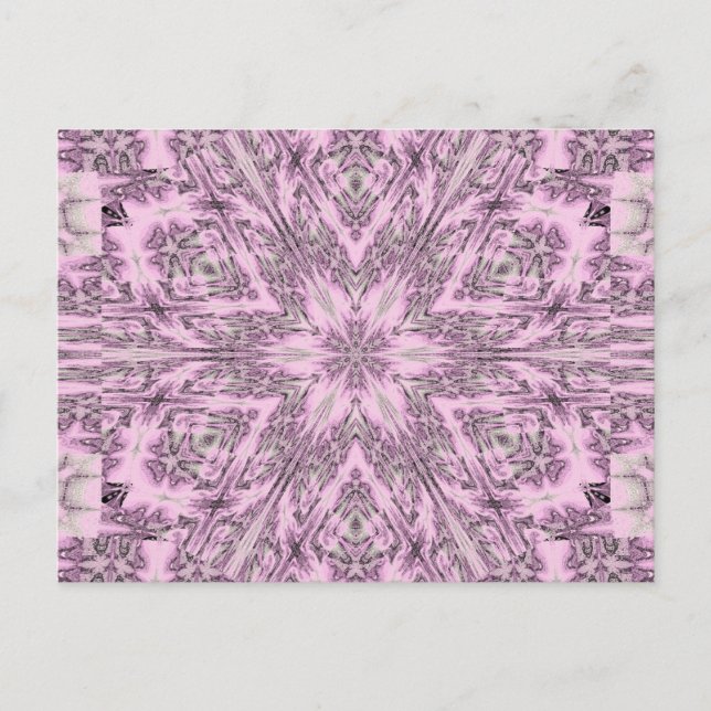 GEMALTETE WILDBLUMEN 10 POSTKARTE (Vorderseite)