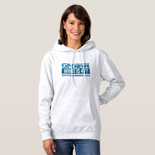 Gematria Nachrichten, was 47 ist? Frauen mit Hoodie (Vorne ganz)