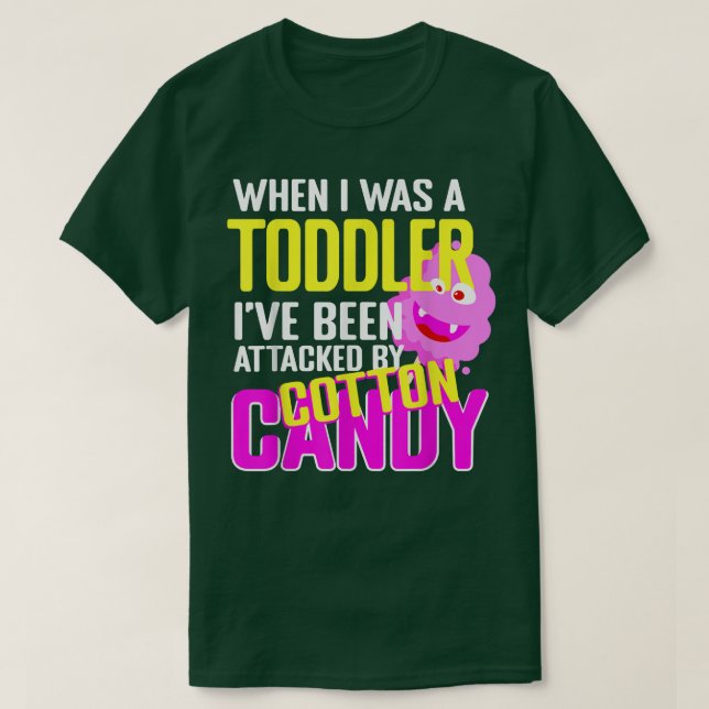 Gemein Cotton Candy Floss Baby T-Shirt (Design vorne)
