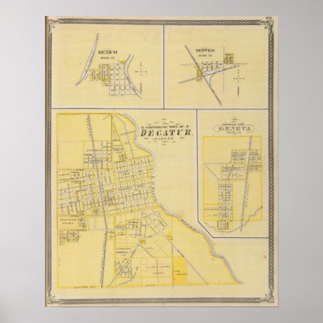 Gemeinde Decatur Poster (Vorne)
