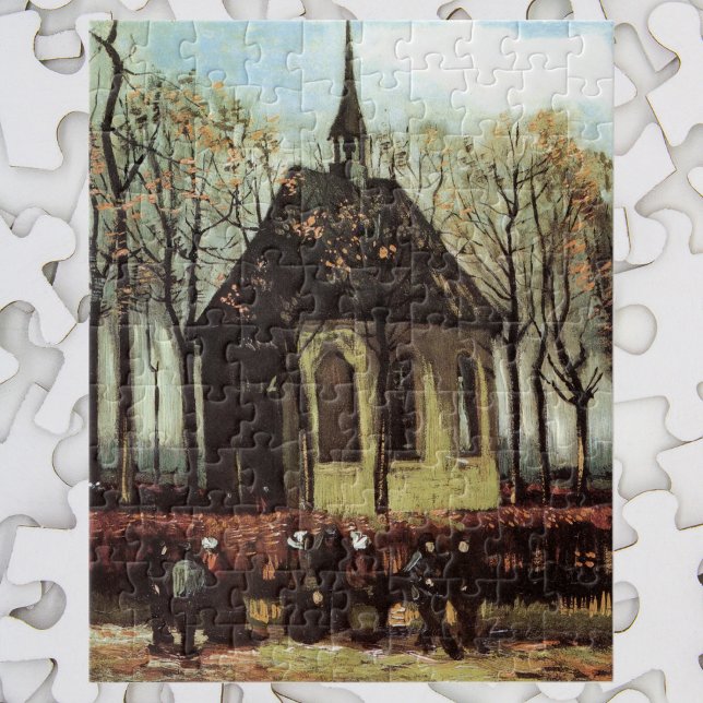 Gemeinde in der Kirche, Nuenen von Vincent van Gog (Von Creator hochgeladen)