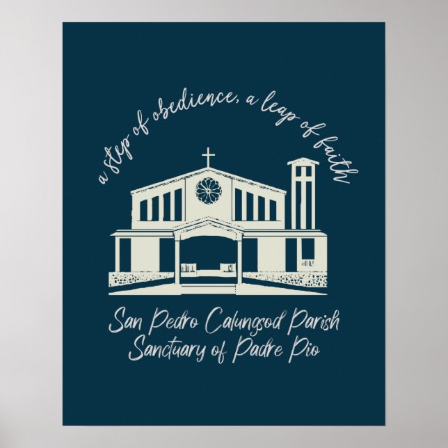 Gemeinde San Pedro Calungsod - Heiligtum Padre Poster (Vorne)