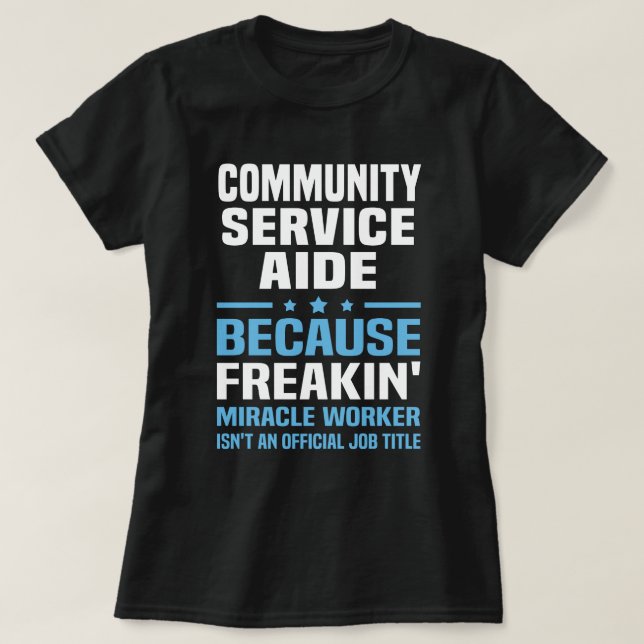 Gemeindedienstanzeige T-Shirt (Design vorne)