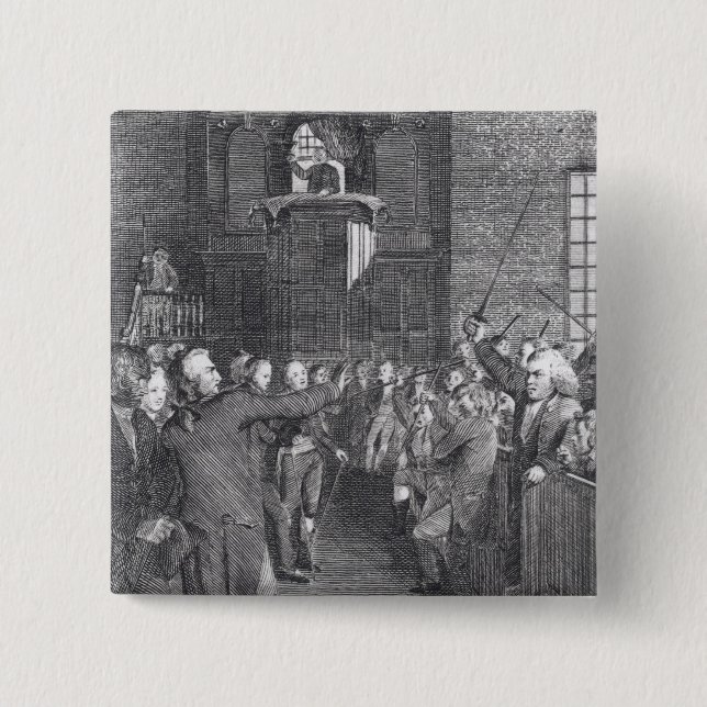 Gemeindeversammlung von M'Fingal', durch John Button (Vorderseite)