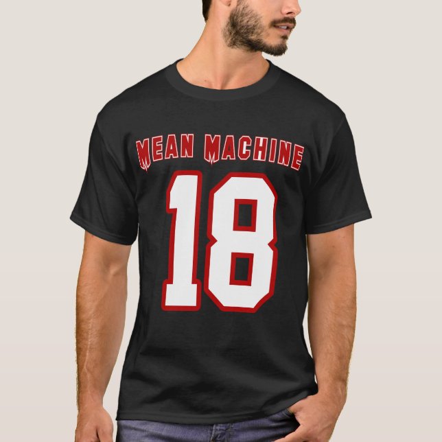 Gemeine Maschine, lustiger Fußball-Film-T - Shirt (Vorderseite)