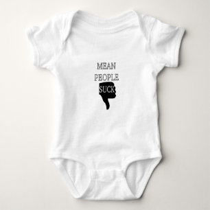 Gemeine Menschen Sind zum Kotzen Baby Strampler