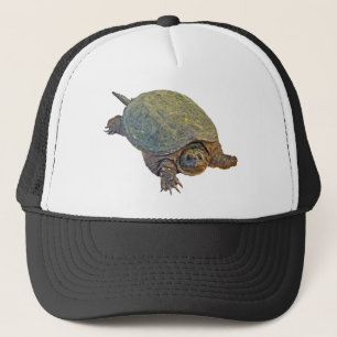 Gemeine reißende Schildkröte - Chelydra serpenti Truckerkappe