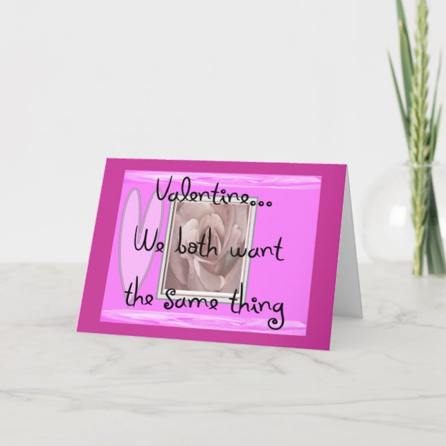 Gemeine Spirited Valentine-Karten Feiertagskarte (Vorderseite)