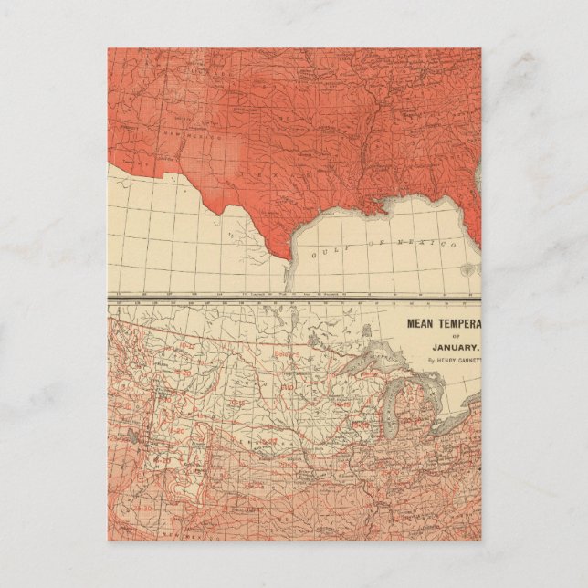 Gemeine Temperatur Postkarte (Vorderseite)