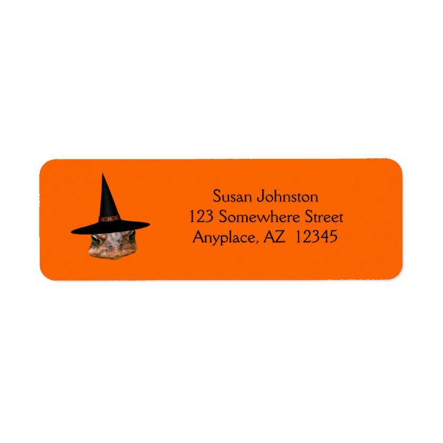 Gemeine Totkopfkneipe Halloween-Adressetikett (Vorne)